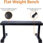 Basics Sturdy Flat Weight Bench - Image 4