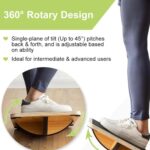 StrongTek Professional Wooden Balance Board