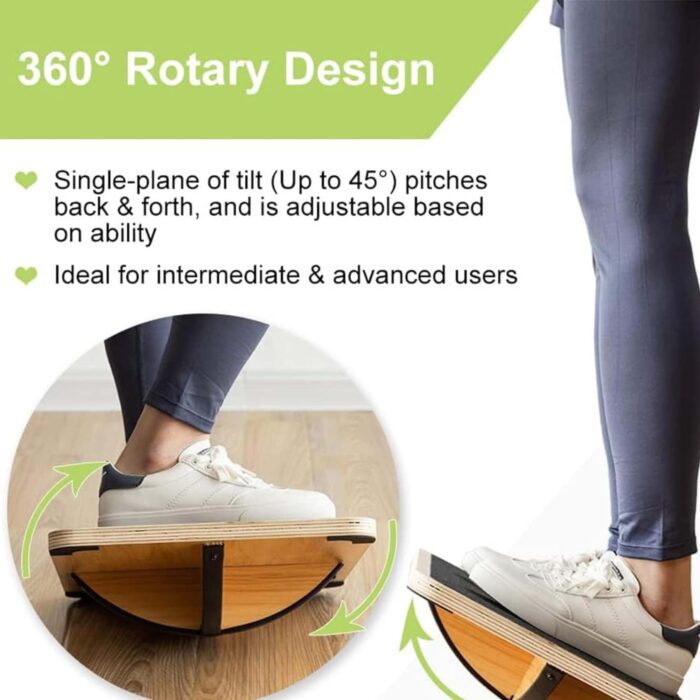 StrongTek Professional Wooden Balance Board - Image 1