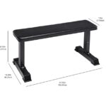 Basics Sturdy Flat Weight Bench