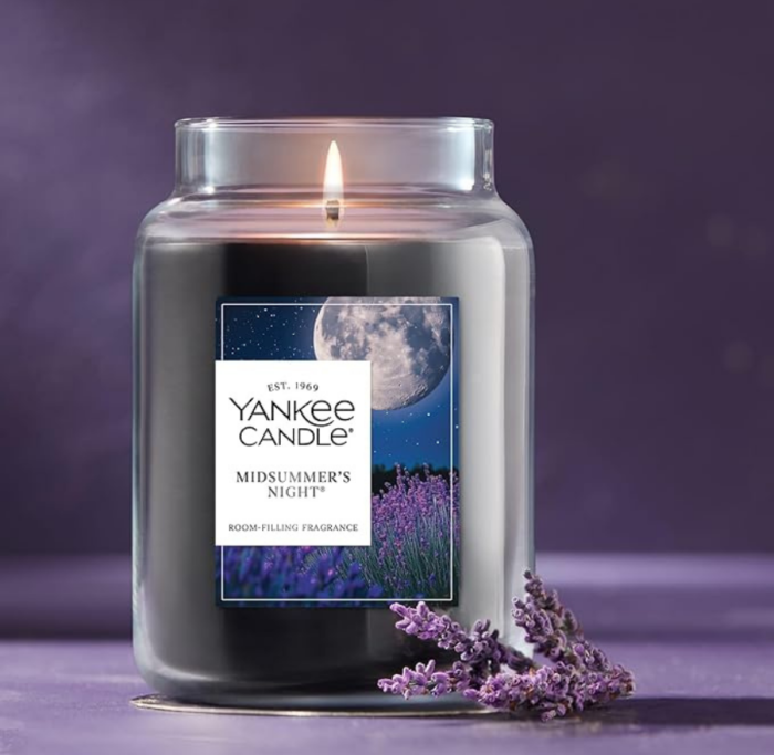 Yankee Candle Mid Summer's Night, Scented Candle - Image 1